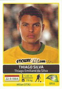 Figurina Thiago Silva - Copa América. Argentina 2011 - Panini