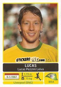Sticker Lucas Leiva - Copa América. Argentina 2011 - Panini