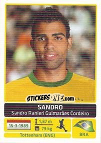 Figurina Sandro - Copa América. Argentina 2011 - Panini