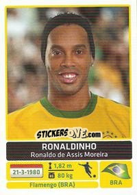 Sticker Ronaldinho - Copa América. Argentina 2011 - Panini