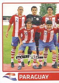 Sticker Paraguai squad - Copa América. Argentina 2011 n. 135 - Panini