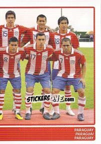 Cromo Paraguai squad - Copa América. Argentina 2011 - Panini