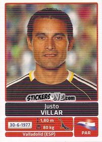 Figurina Justo Villar - Copa América. Argentina 2011 - Panini