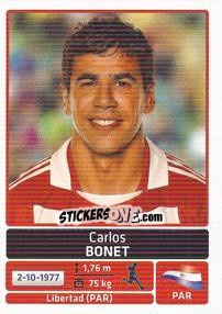 Sticker Carlos Bonet - Copa América. Argentina 2011 - Panini