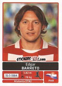 Sticker Edgar Barreto - Copa América. Argentina 2011 - Panini