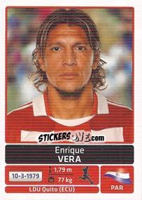 Figurina Enrique Vera - Copa América. Argentina 2011 - Panini