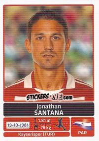 Cromo Jonathan Santana - Copa América. Argentina 2011 - Panini