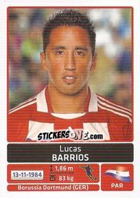 Cromo Lucas Barrios - Copa América. Argentina 2011 - Panini