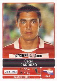 Sticker Oscar Cardozo - Copa América. Argentina 2011 - Panini