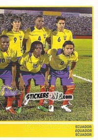 Sticker Equador squad - Copa América. Argentina 2011 n. 159 - Panini