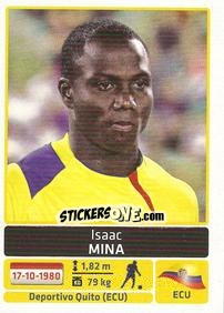 Sticker Isaac Mina - Copa América. Argentina 2011 n. 162 - Panini