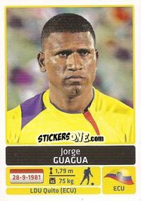 Cromo Jorge Guagua - Copa América. Argentina 2011 - Panini