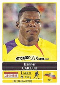 Sticker Banner Caicedo - Copa América. Argentina 2011 n. 167 - Panini