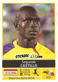 Cromo Segundo Castillo - Copa América. Argentina 2011 - Panini