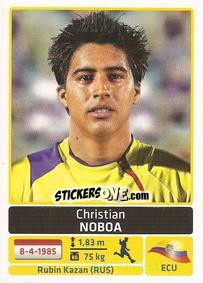 Cromo Christian Noboa - Copa América. Argentina 2011 - Panini