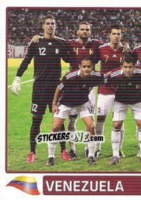Cromo Venezuela squad - Copa América. Argentina 2011 - Panini