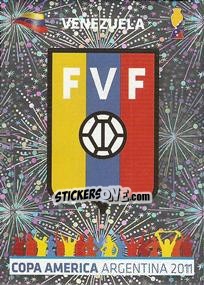 Sticker Badge Venezuela - Copa América. Argentina 2011 - Panini