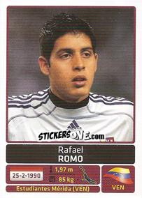 Cromo Rafael Romo - Copa América. Argentina 2011 - Panini