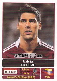 Sticker Gabriel Cichero - Copa América. Argentina 2011 - Panini