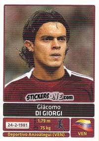 Figurina Giacomo Di Giorgi - Copa América. Argentina 2011 - Panini