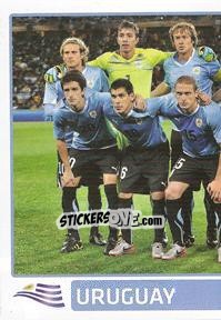 Sticker Uruguai squad - Copa América. Argentina 2011 n. 204 - Panini