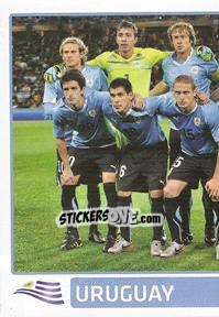 Figurina Uruguai squad - Copa América. Argentina 2011 - Panini