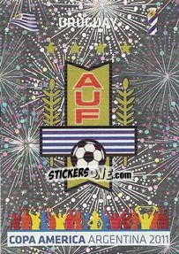 Sticker Badge Uruguai - Copa América. Argentina 2011 - Panini