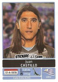 Cromo Juan Castillo - Copa América. Argentina 2011 - Panini