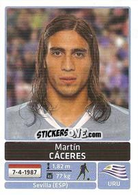 Sticker Martín Cáceres - Copa América. Argentina 2011 n. 211 - Panini