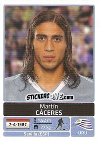 Sticker Martín Cáceres - Copa América. Argentina 2011 - Panini