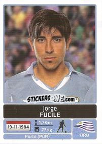 Cromo Jorge Fucile - Copa América. Argentina 2011 - Panini