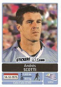 Sticker Andres Scotti - Copa América. Argentina 2011 - Panini