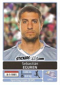 Cromo Sebastian Eguren - Copa América. Argentina 2011 - Panini