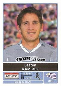 Cromo Gaston Ramirez - Copa América. Argentina 2011 - Panini