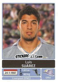 Sticker Luis Suarez - Copa América. Argentina 2011 n. 225 - Panini