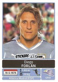 Figurina Diego Forlan - Copa América. Argentina 2011 - Panini