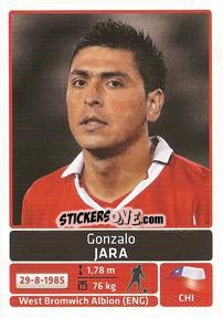 Sticker Gonzalo Jara - Copa América. Argentina 2011 - Panini