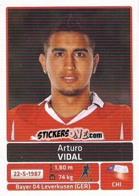 Sticker Arturo Vidal - Copa América. Argentina 2011 - Panini