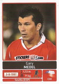 Figurina Gary Medel - Copa América. Argentina 2011 - Panini