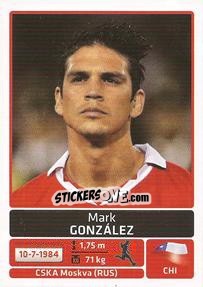 Figurina Mark Gonzalez - Copa América. Argentina 2011 - Panini