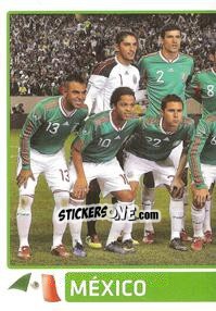 Cromo Mexico squad - Copa América. Argentina 2011 - Panini