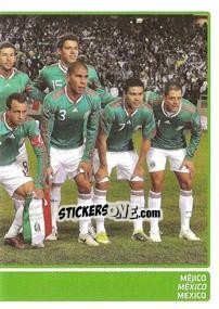 Cromo Mexico squad - Copa América. Argentina 2011 - Panini