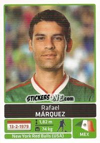 Figurina Rafael Marquez - Copa América. Argentina 2011 - Panini