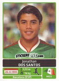 Sticker Jonathan Dos Santos - Copa América. Argentina 2011 n. 262 - Panini