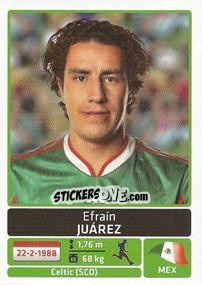 Cromo Efrain Juarez - Copa América. Argentina 2011 - Panini