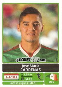 Sticker Jose Maria Cardenas - Copa América. Argentina 2011 - Panini