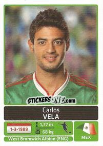 Figurina Carlos Vela - Copa América. Argentina 2011 - Panini