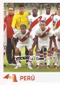 Figurina Peru squad - Copa América. Argentina 2011 - Panini