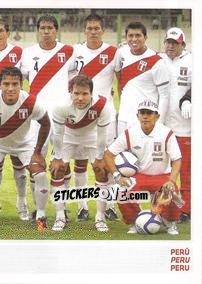Cromo Peru squad - Copa América. Argentina 2011 - Panini