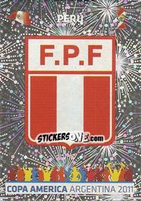 Sticker Badge Peru - Copa América. Argentina 2011 n. 275 - Panini